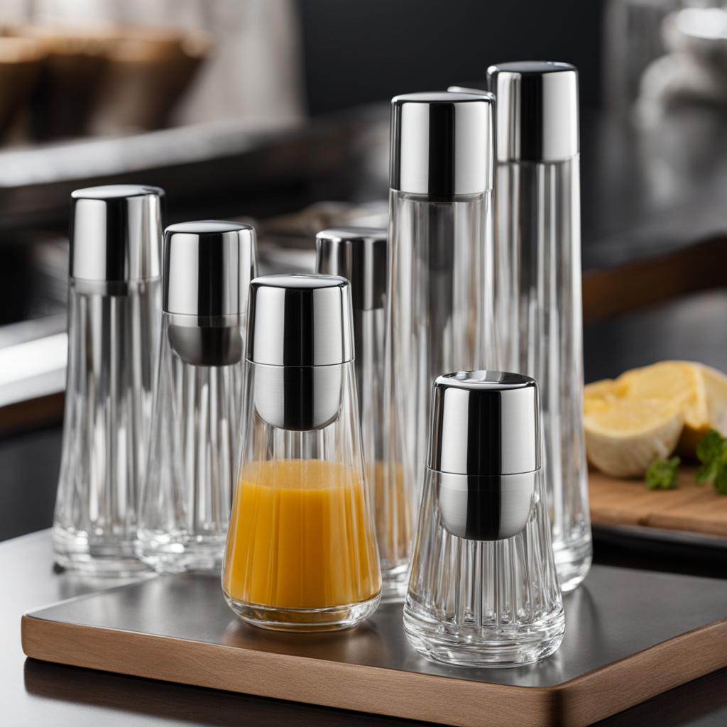 best glass salt and pepper shakers best glass salt and pepper shakers