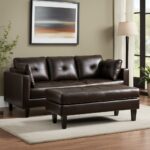 best leather ottomans