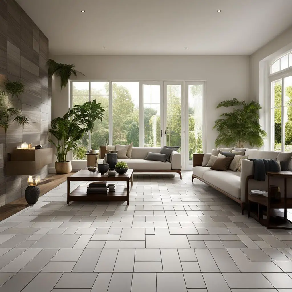 best tile sizes for living room