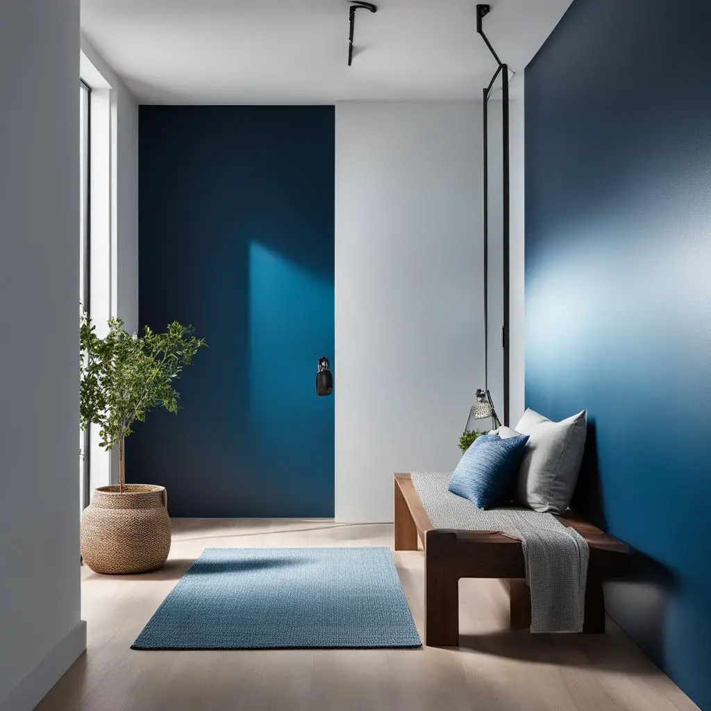 blue paint color trends for foyers in 2024