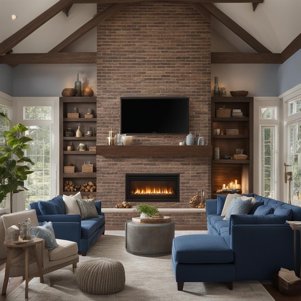 brick fireplace color schemes brick fireplace color schemes