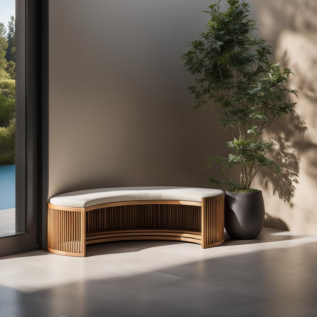 curved entryway bench curved entryway bench