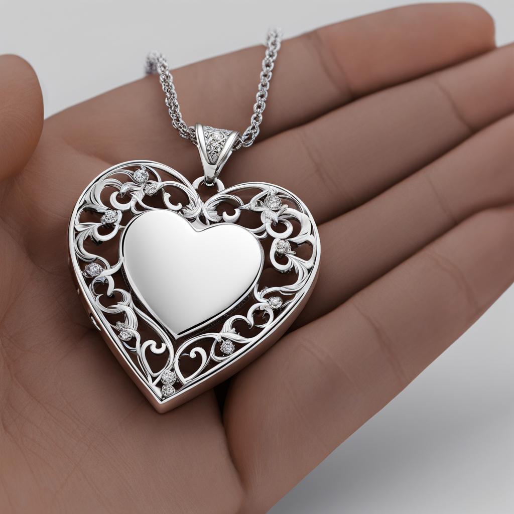 forever love heart necklace