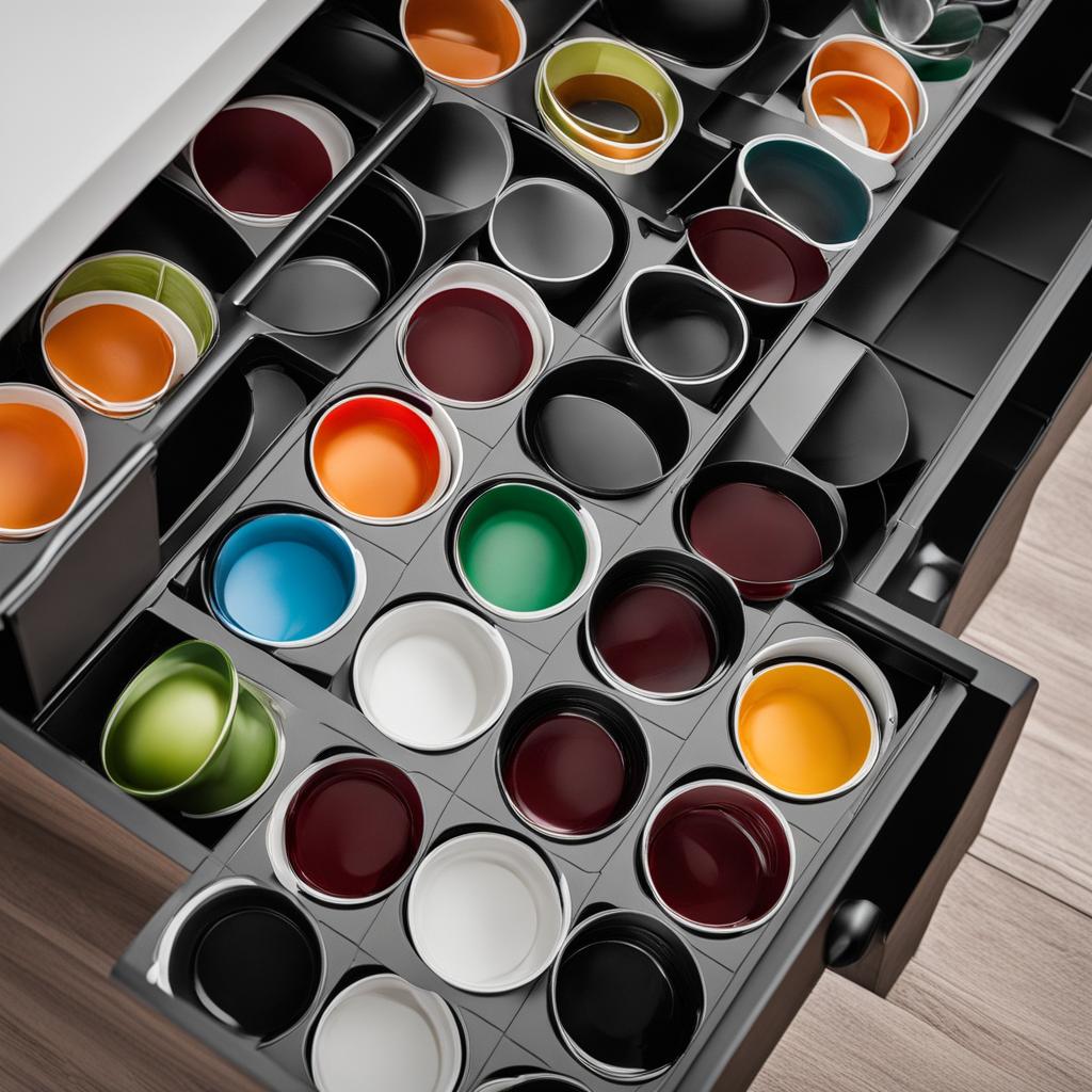 in-drawer k cup organizer in-drawer k cup organizer