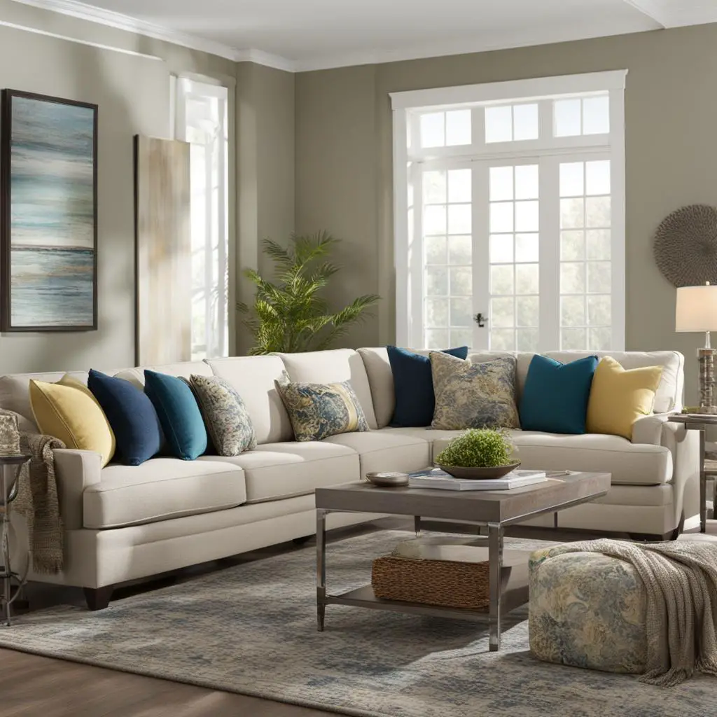living spaces best sectional