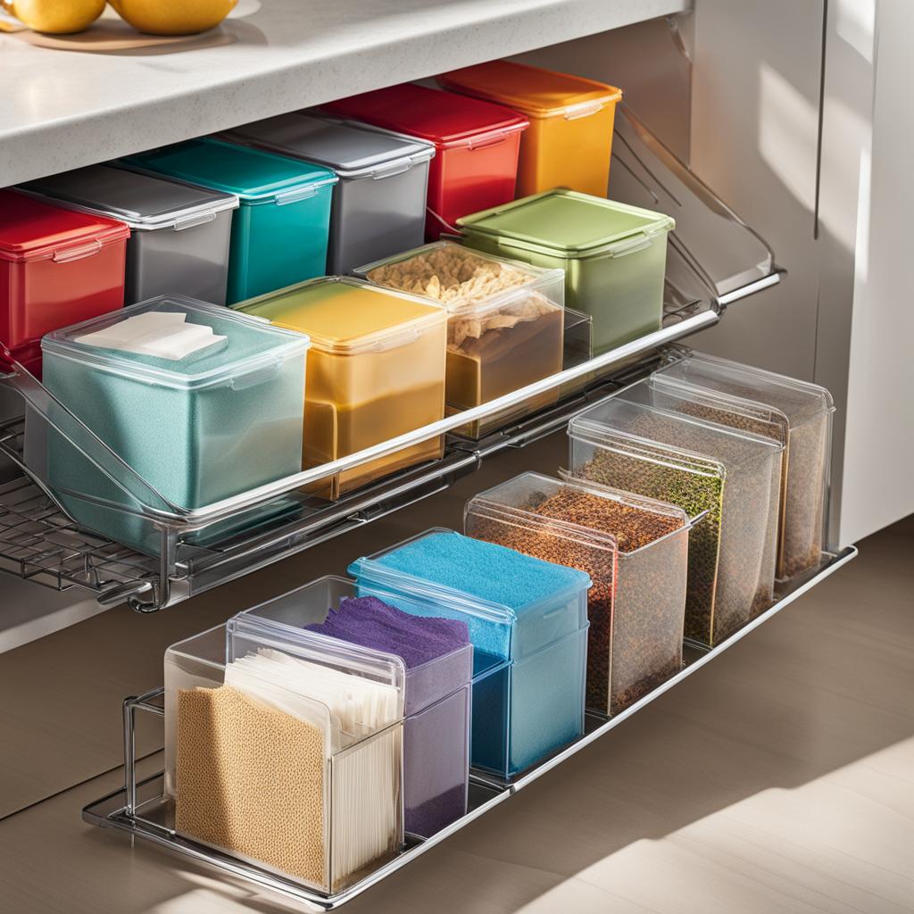 mDesign Plastic Stackable Tea Bag Organizer Storage Bin with Lid mDesign Plastic Stackable Tea Bag Organizer Storage Bin with Lid