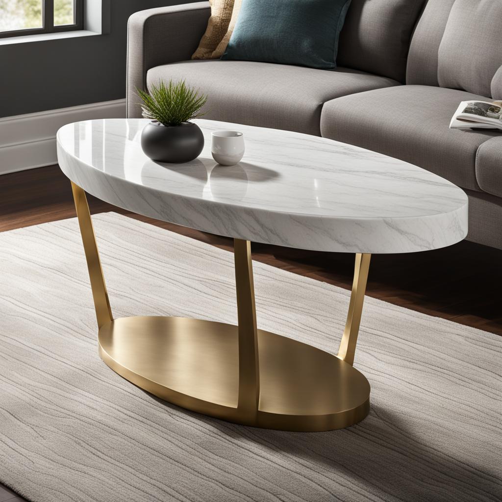 marble oval coffee table marble oval coffee table