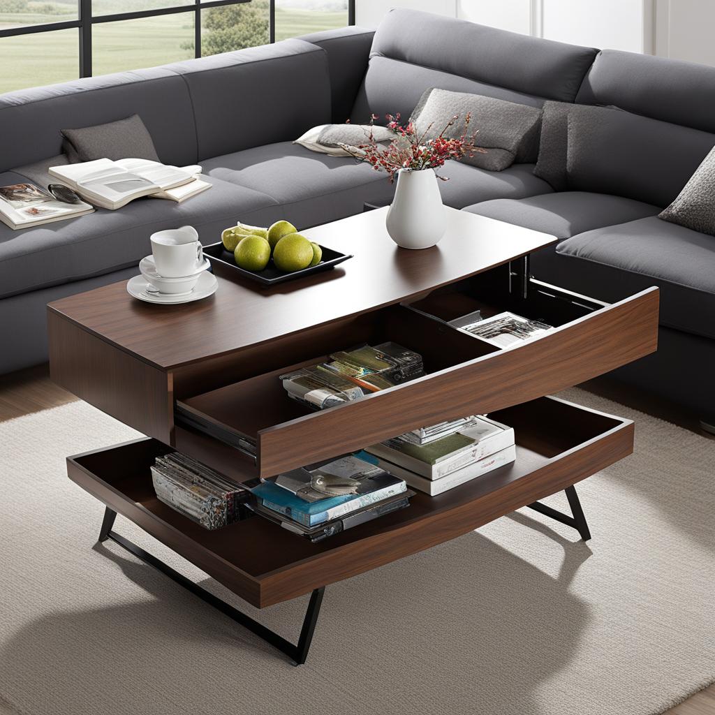 modern coffee table with storage modern coffee table with storage