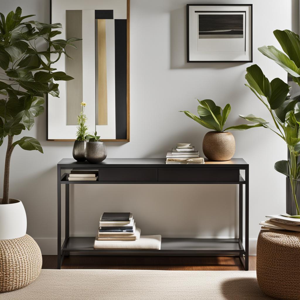 modern narrow console tables modern narrow console tables