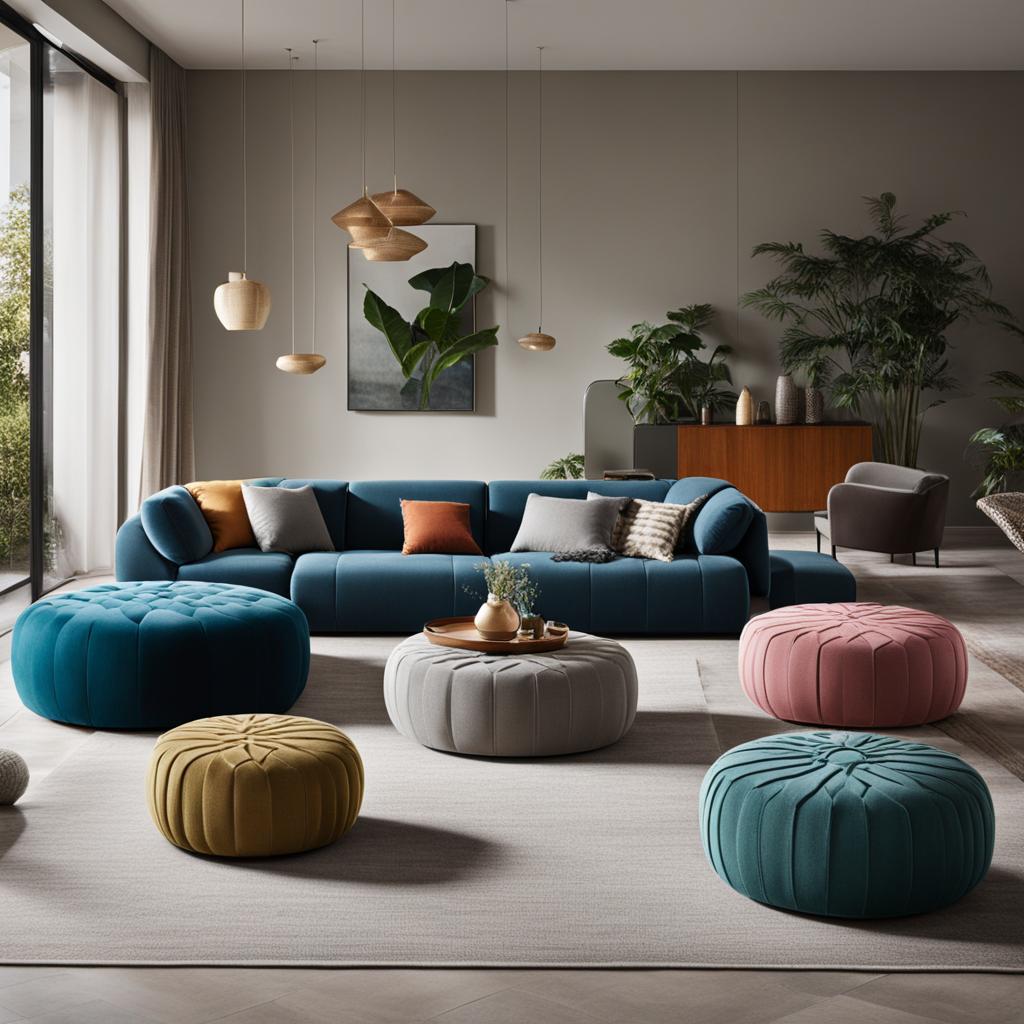 modern poufs modern poufs