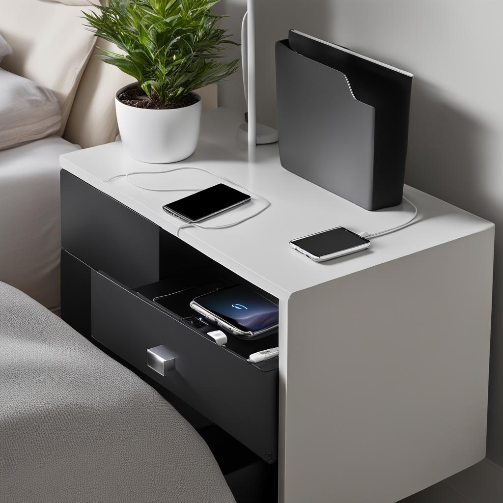 nightstands with charging station nightstands with charging station