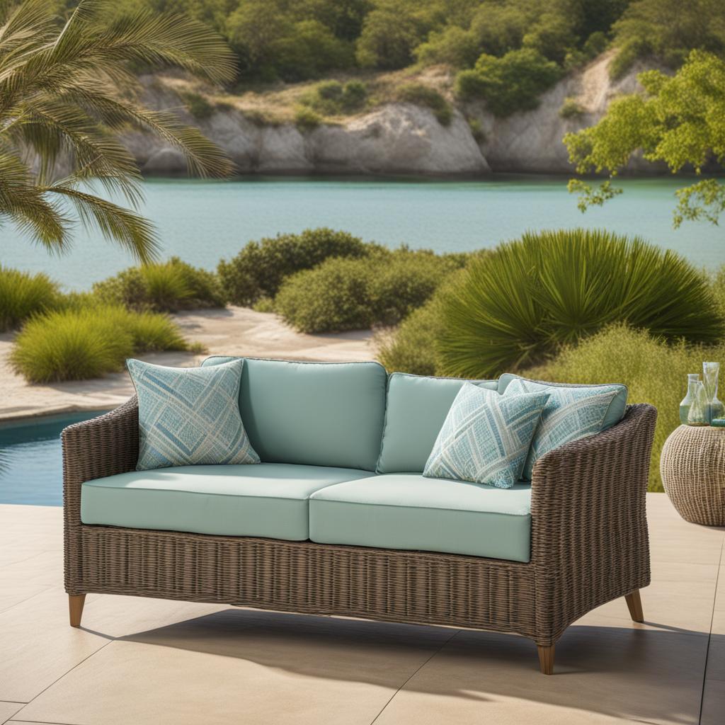 outdoor wicker patio sofa outdoor wicker patio sofa