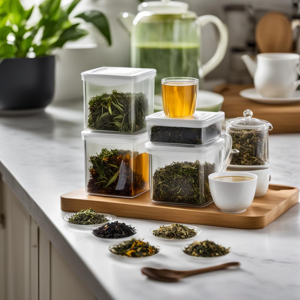 plastic tea container plastic tea container