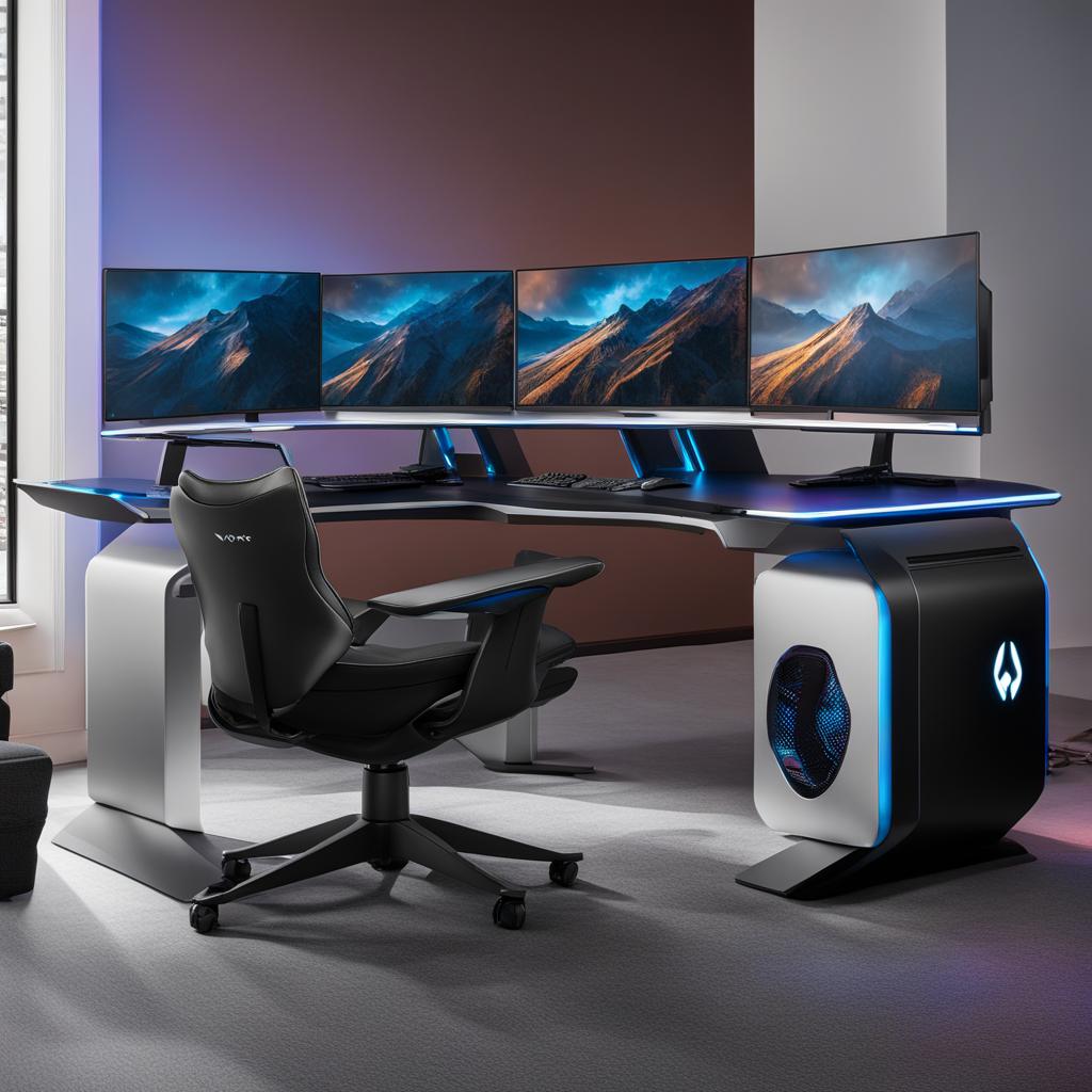 premium gaming computer desk premium gaming computer desk