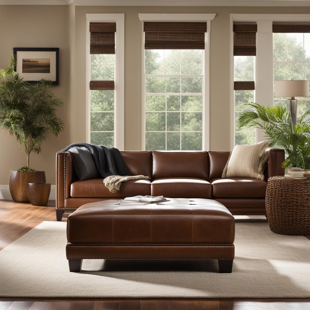 premium leather ottoman premium leather ottoman