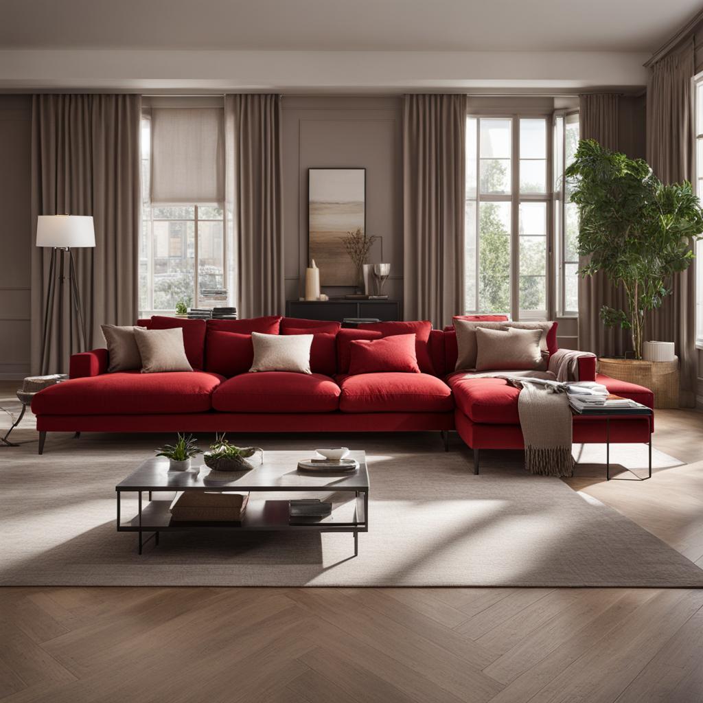 red sofa room decor red sofa room decor