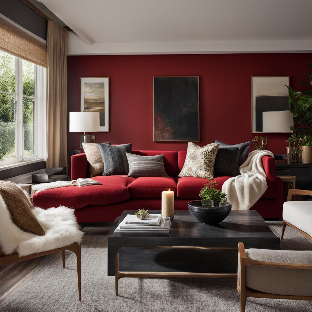 red sofa room decor red sofa room decor