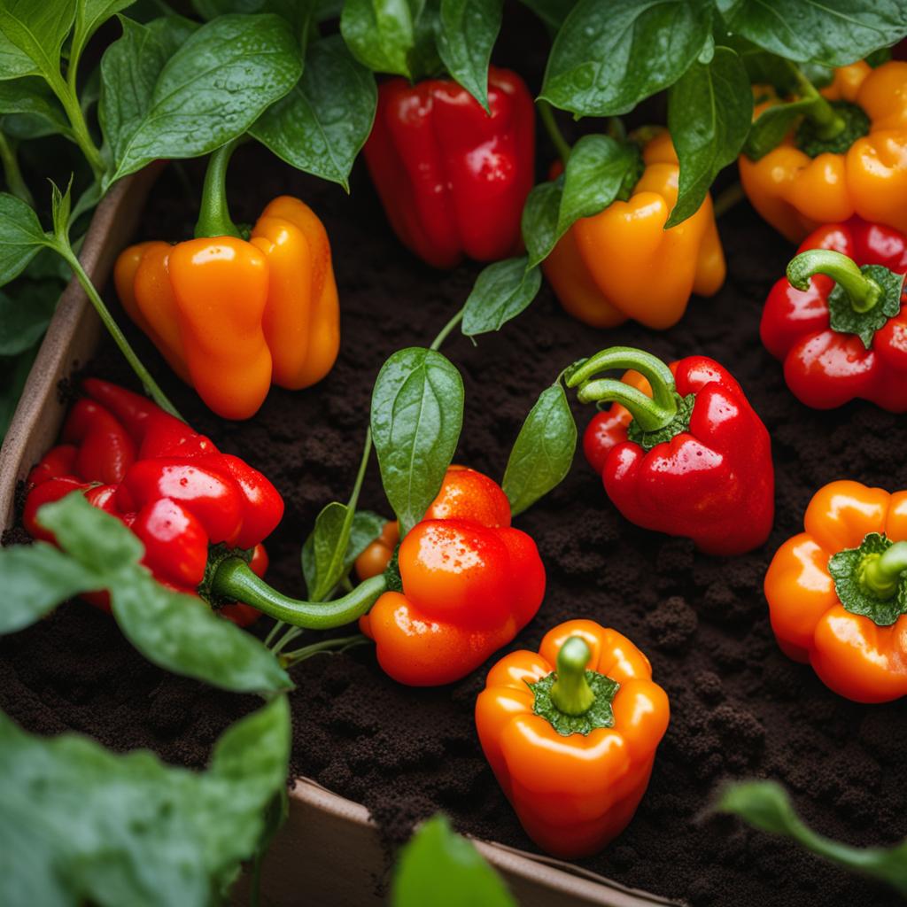 scotch bonnet peppers in containers scotch bonnet peppers in containers