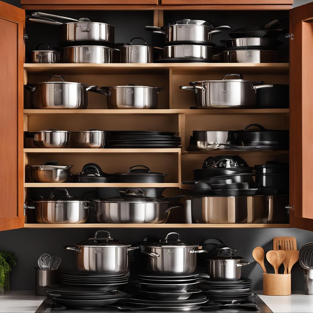 space-saving cookware set space-saving cookware set