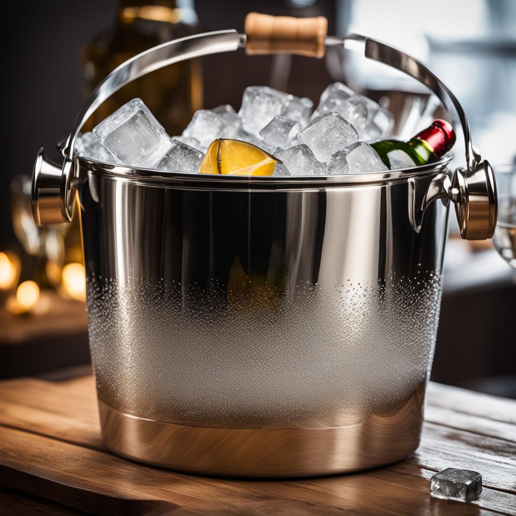 stainless steel ice bucket stainless steel ice bucket