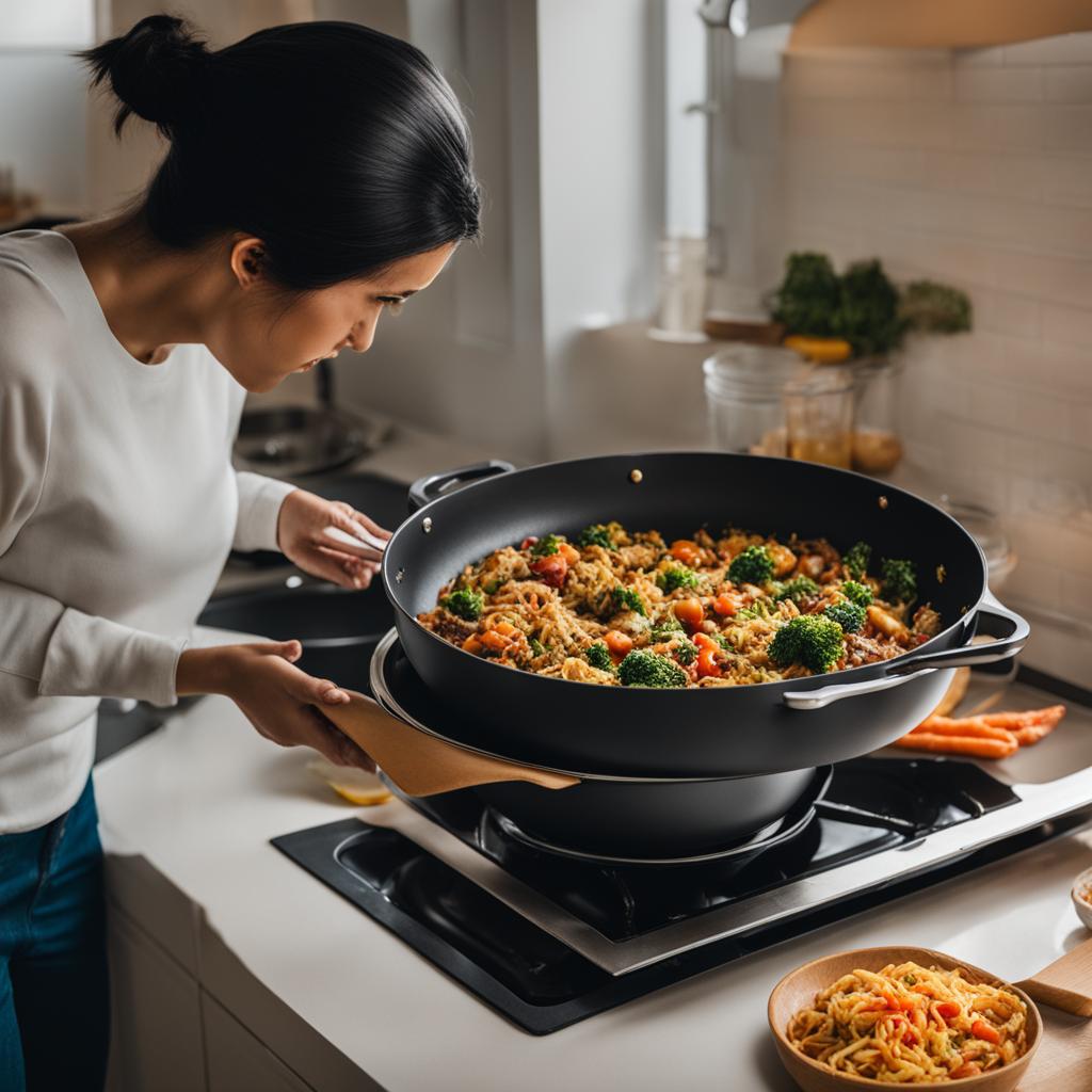 storing food in non stick pans storing food in non stick pans