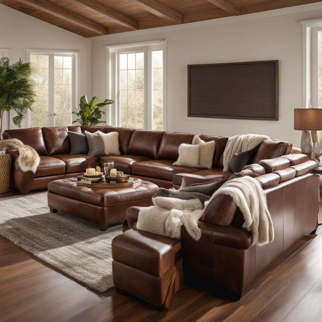 styling leather sectionals styling leather sectionals