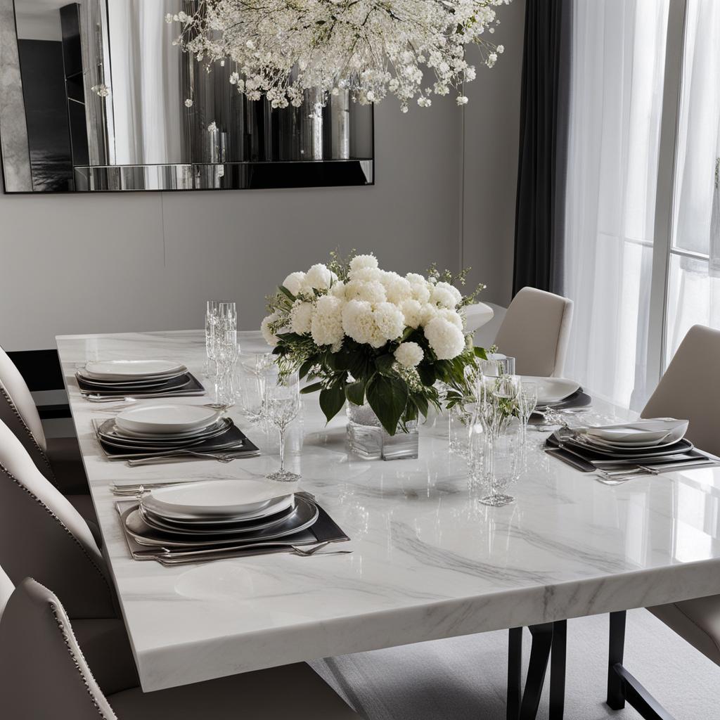 styling marble dining table styling marble dining table
