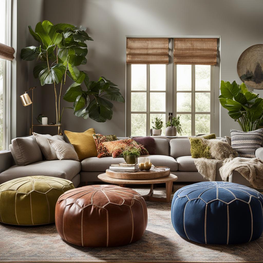 stylish poufs stylish poufs