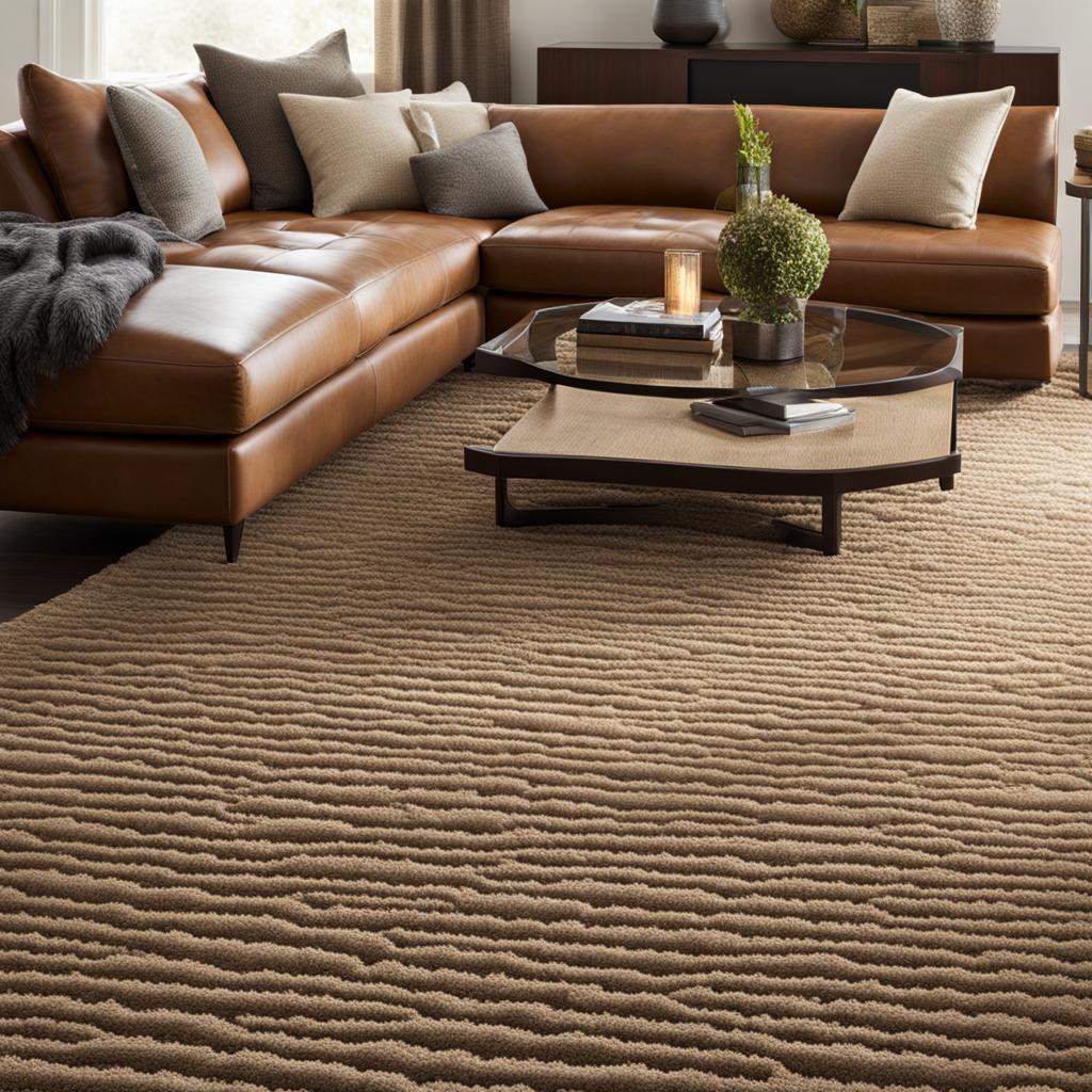textured carpet designs in natural colors