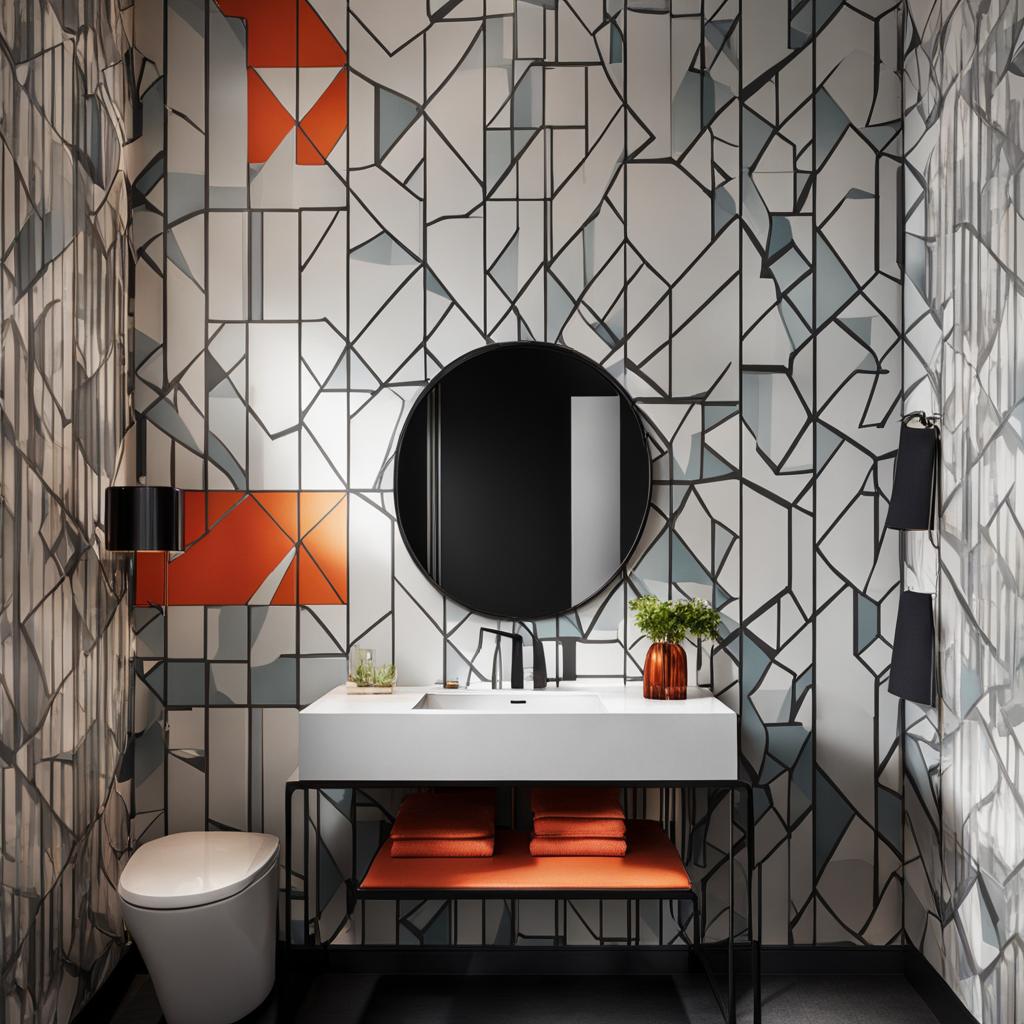trendy wallpaper for powder room trendy wallpaper for powder room