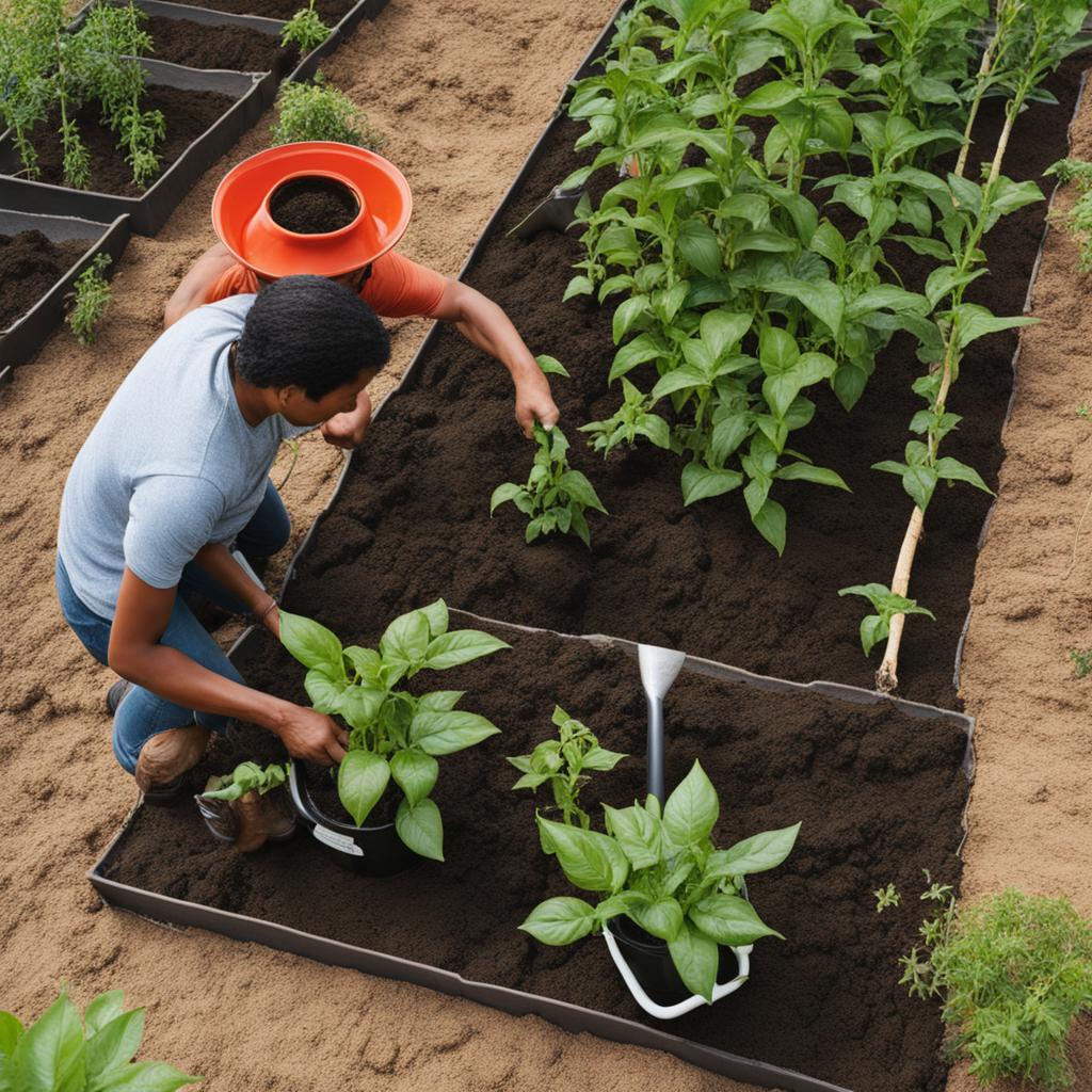 watering pepper plants watering pepper plants